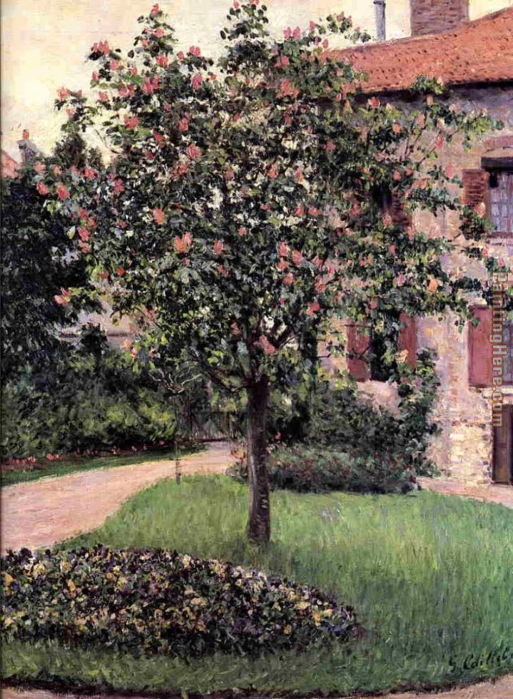 Petit Gennevilliers, Facade, Southeast of the Artist's Studio painting - Gustave Caillebotte Petit Gennevilliers, Facade, Southeast of the Artist's Studio art painting